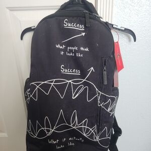 Sprayground Black and White Success Backpack